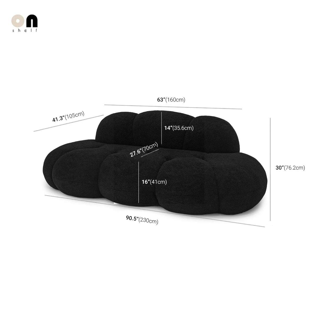 Cloud Couch Sofa - Casual Elegant Couch, Forma Furniture