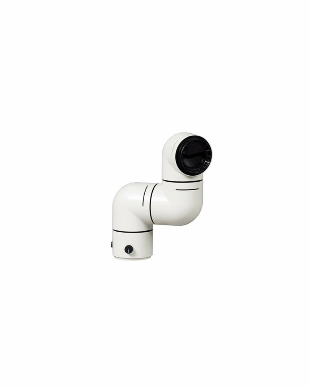 White table version articulating pipe spotlight