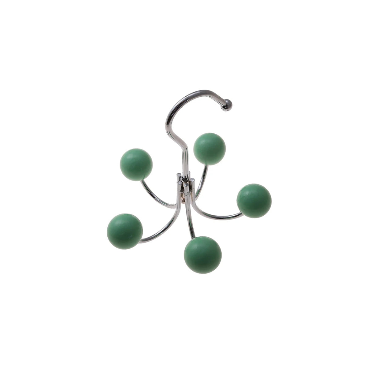 Wooden Ball Hooks Rotating 5 Color Hanger