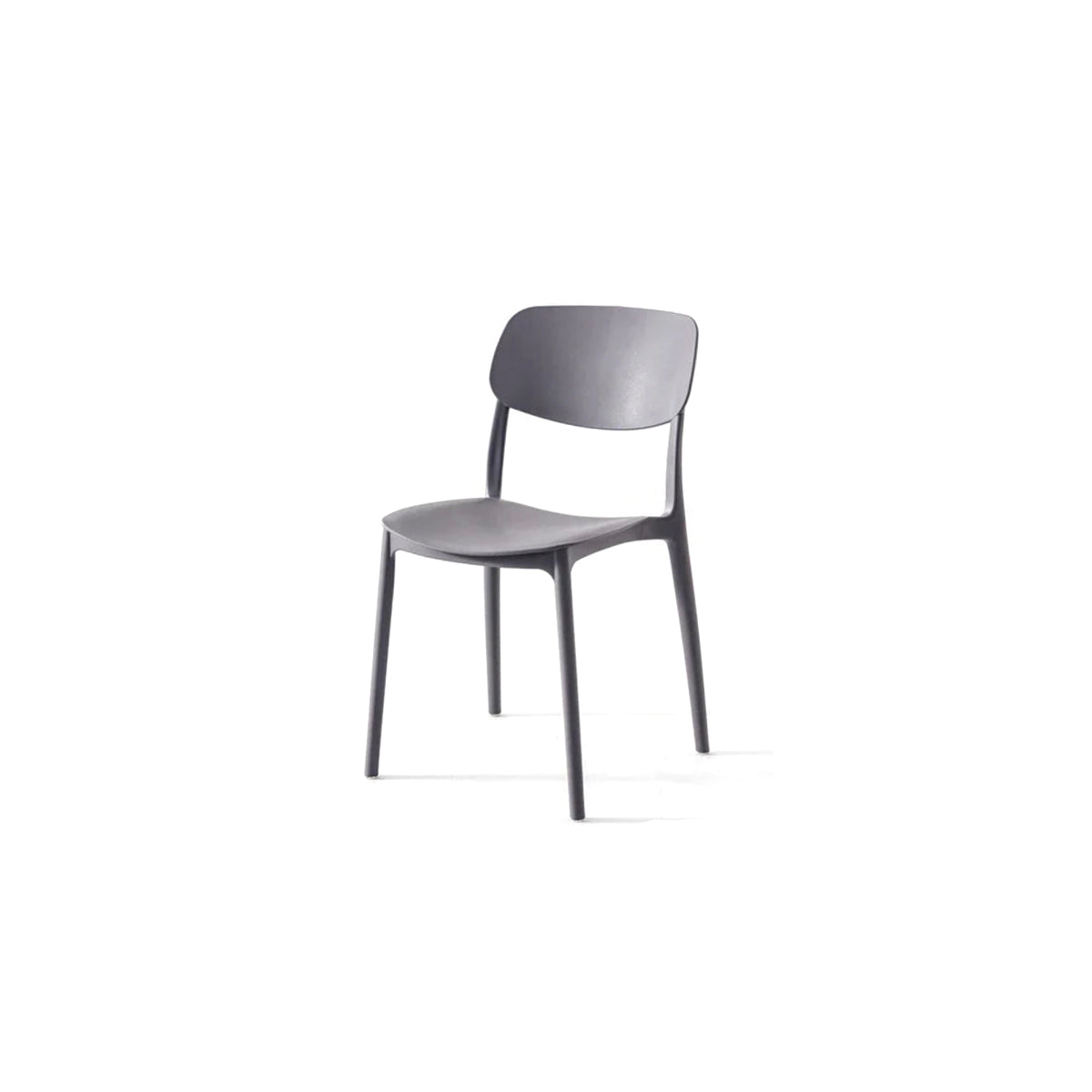 Nordic ABS Dining Chair - Minimalist Plastic Seat