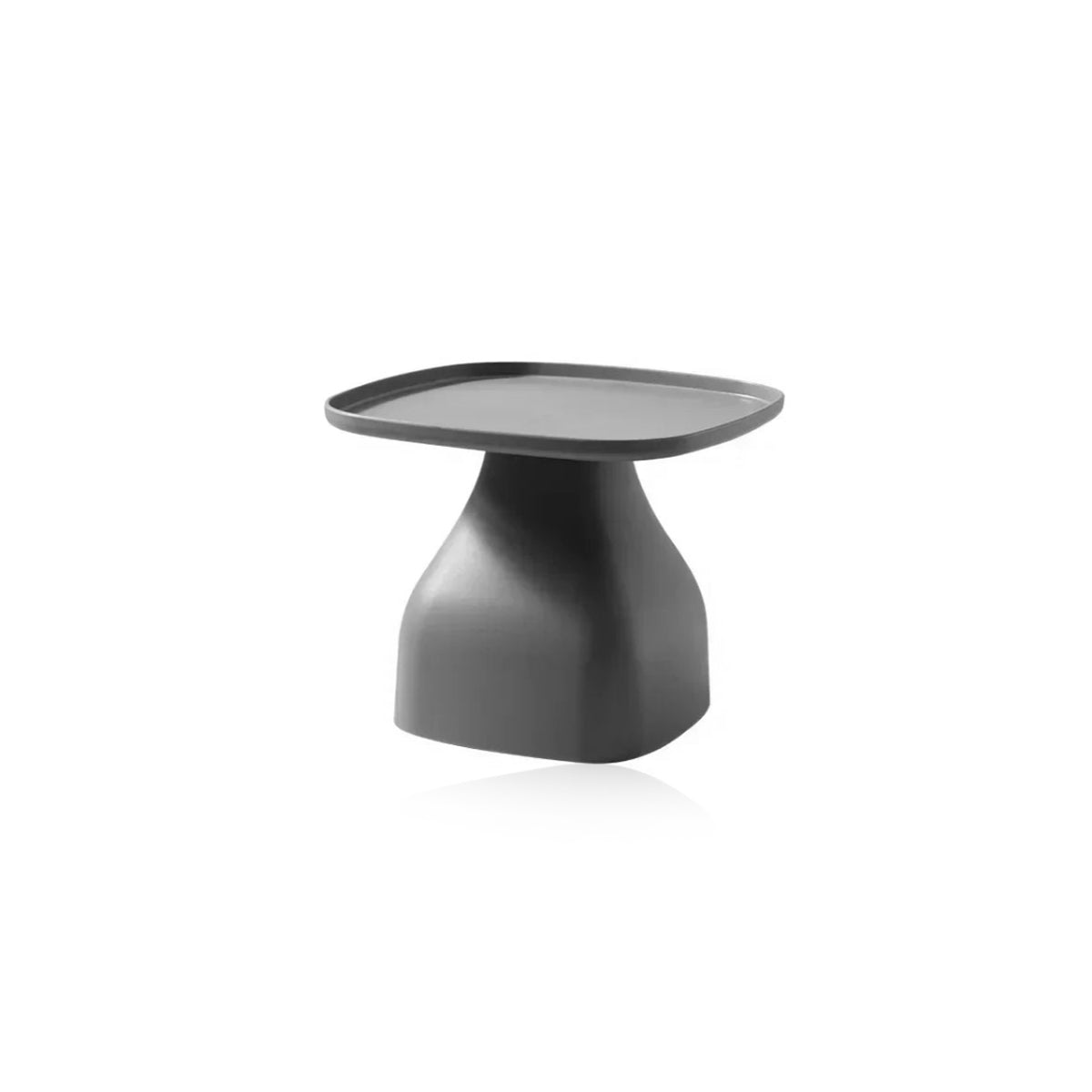 Minimalist Coffee Table - Round Corner Square Durable Plastic Side Table