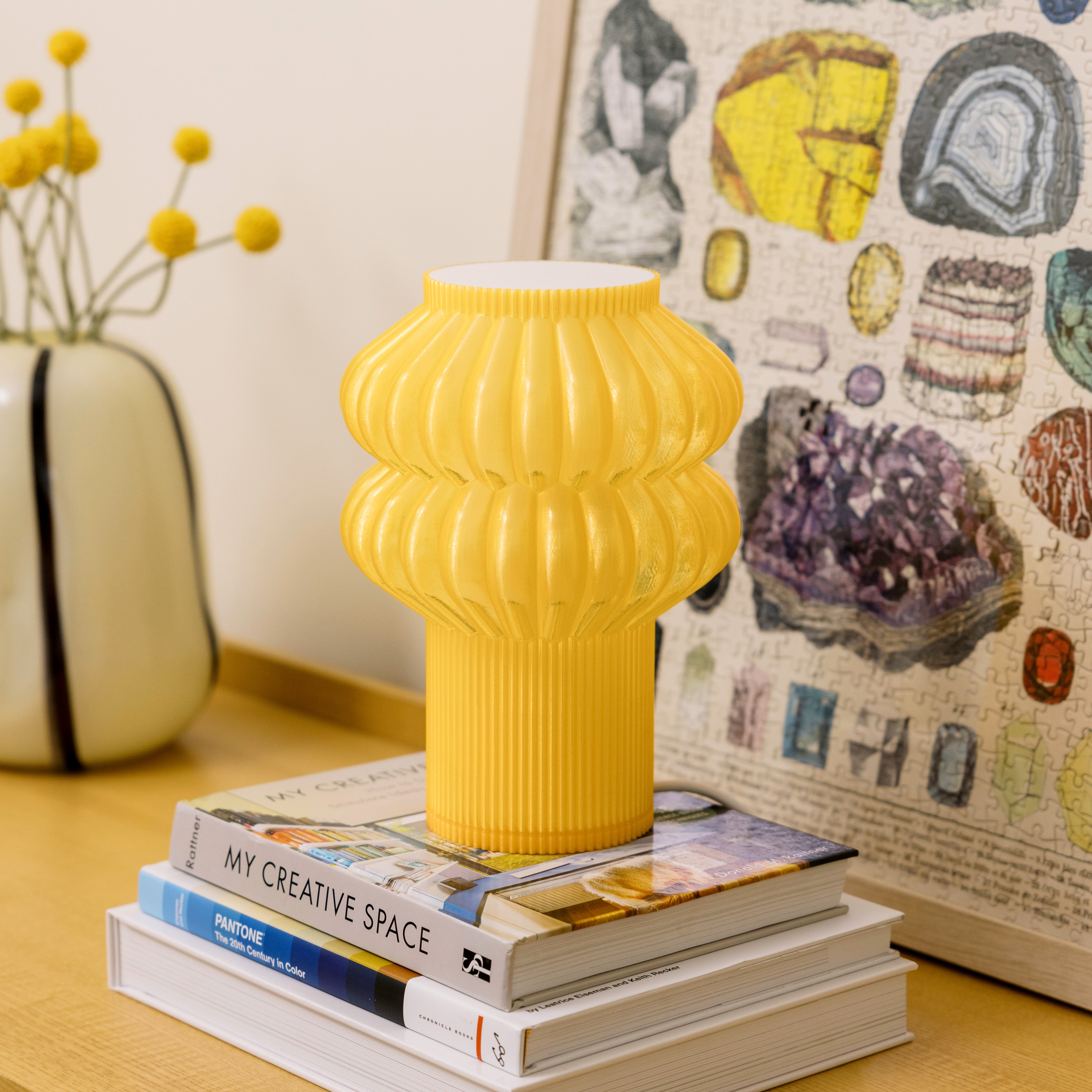 Oppi Table Lamp - Modern 3D Printed LED Light