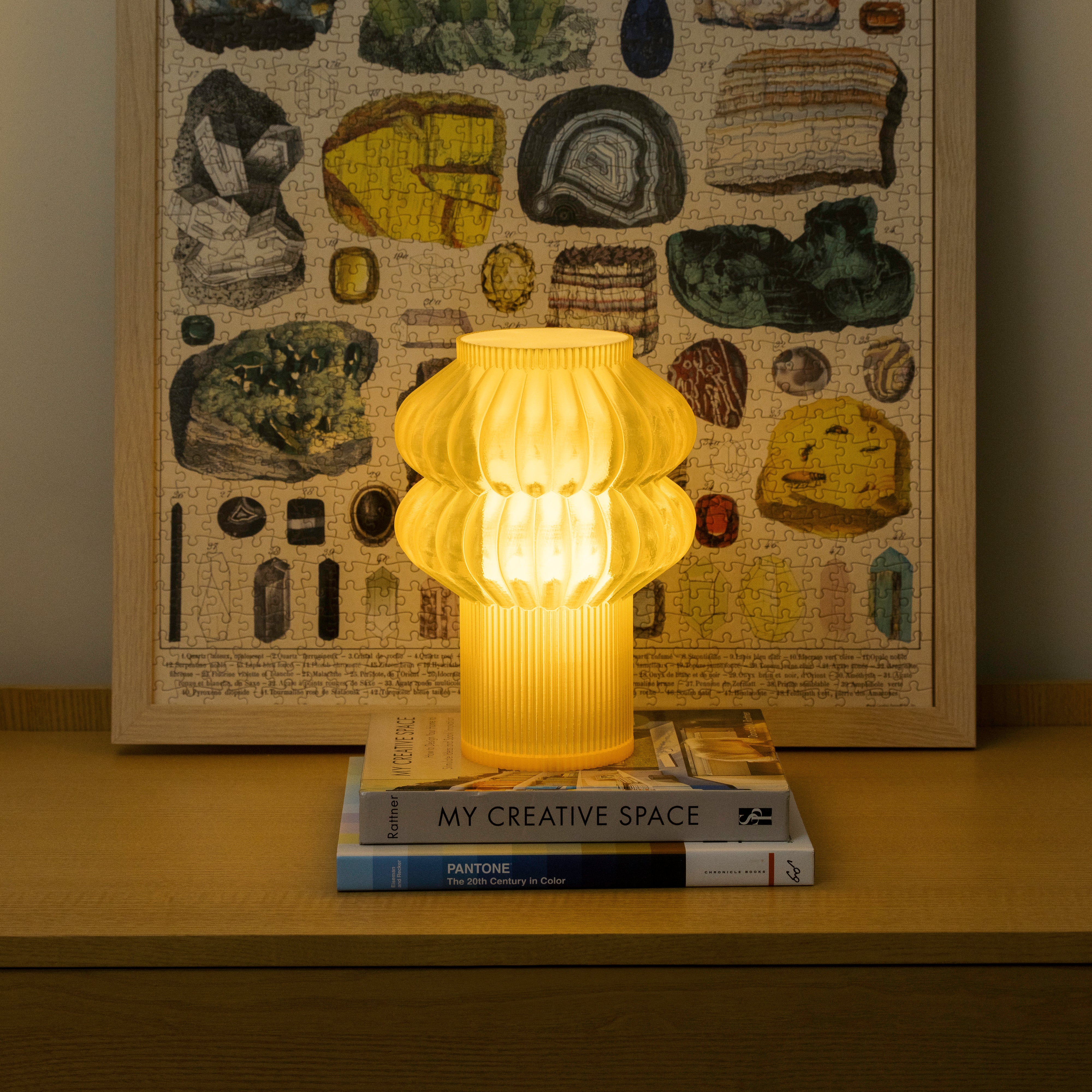 Oppi Table Lamp - Modern 3D Printed LED Light