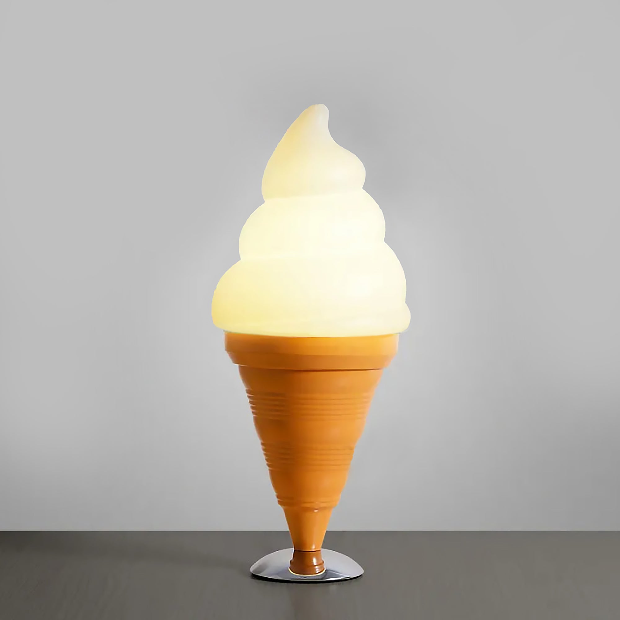 Modern Table Lamp - Ice Cream Cone Shaped Light