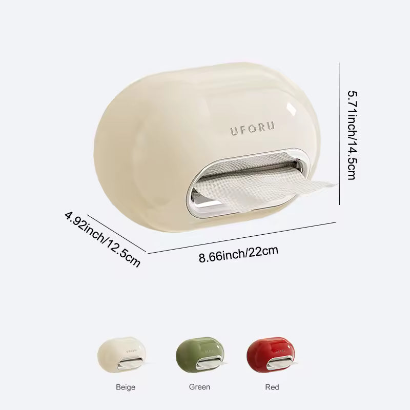 no drill wall mounted facial tissue dispenser for kitchen counter