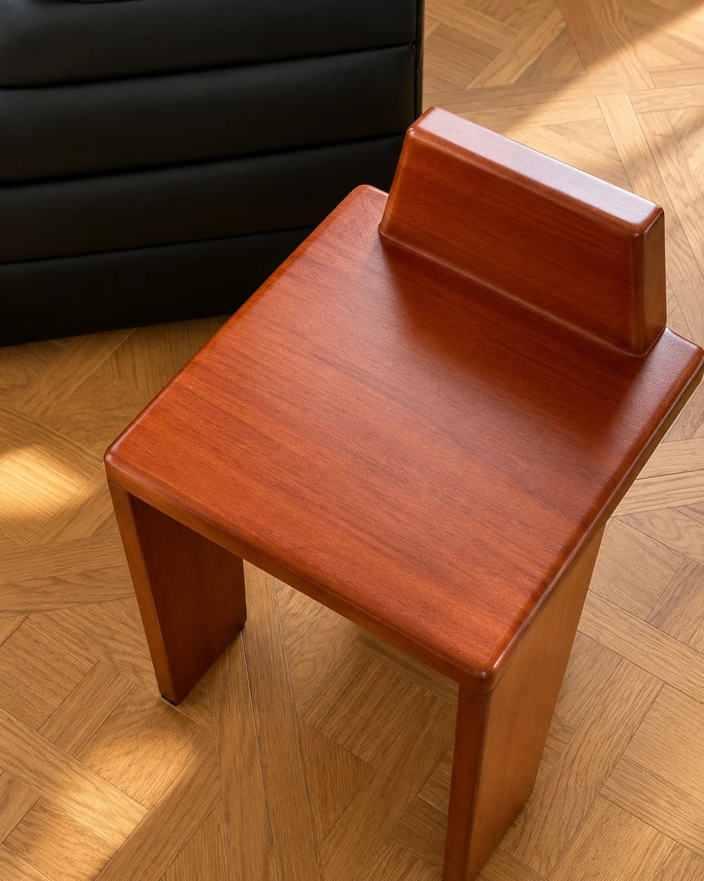 BLOCK FORM | Solid Wood Brutalist Dining Chair