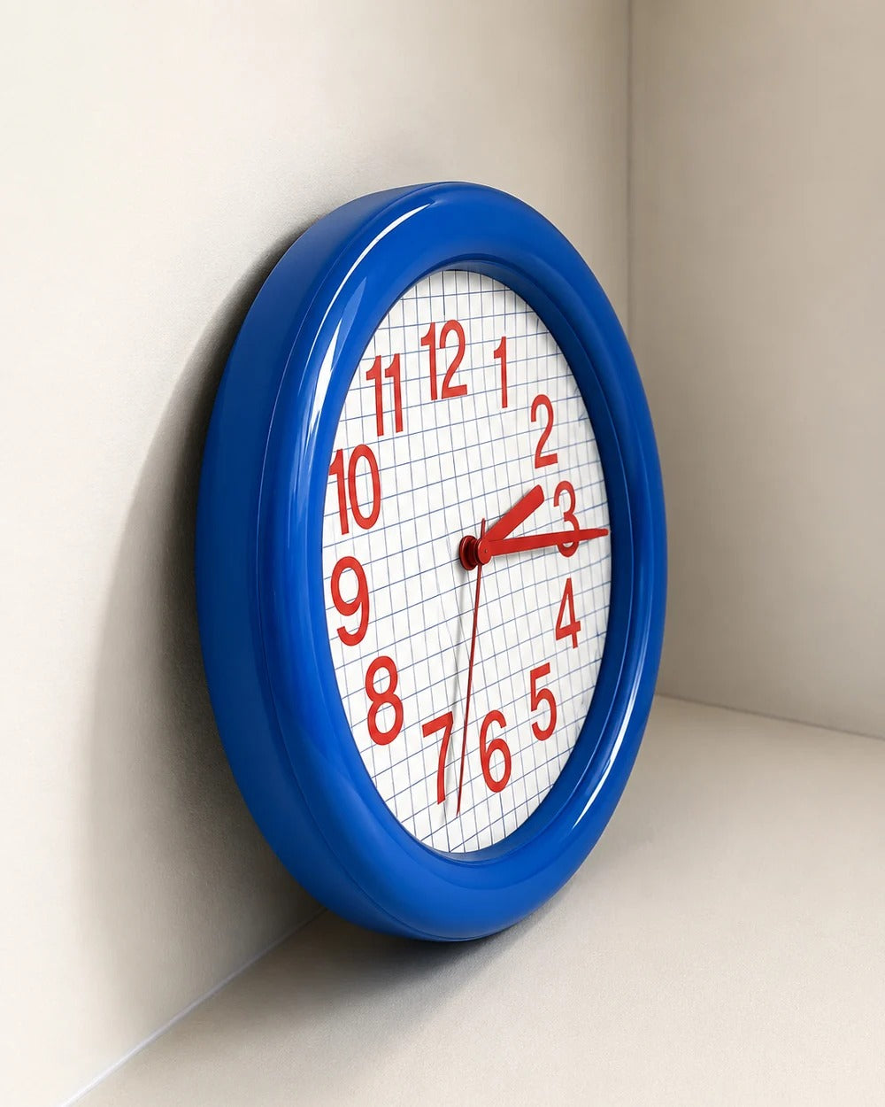 RING FRAME | Bold Grid Wall Clock