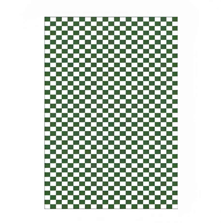 MODERN CHECKER | Faux Cashmere Luxe Rug