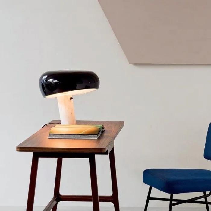 SNOOPY | Retro Marble Table Lamp