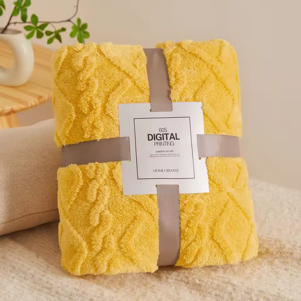 TAFFU-VELVET | Dual-Sided Lamb Wool & Flannel Throw