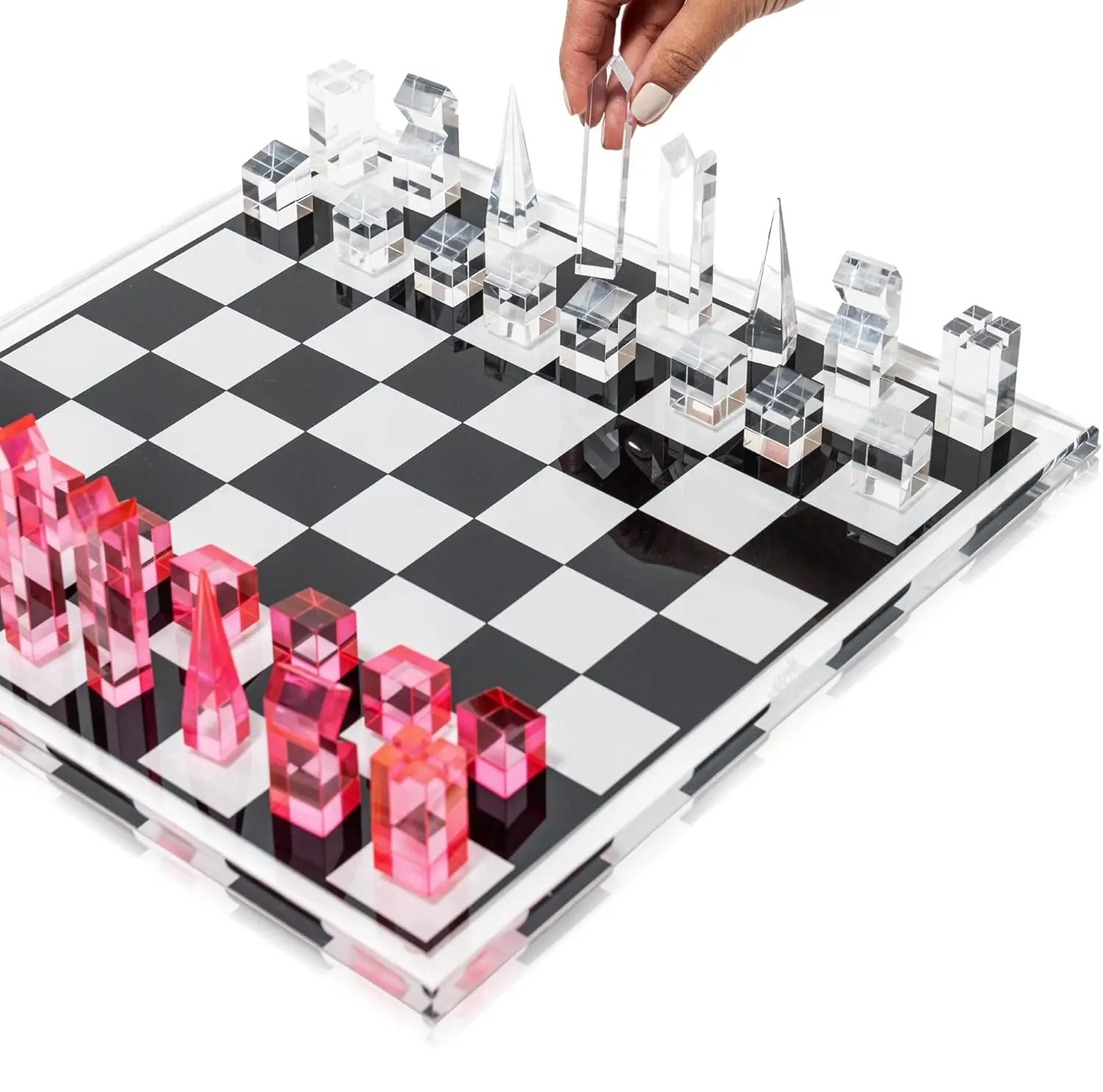 CHROMA | Retro Acrylic Chess Set