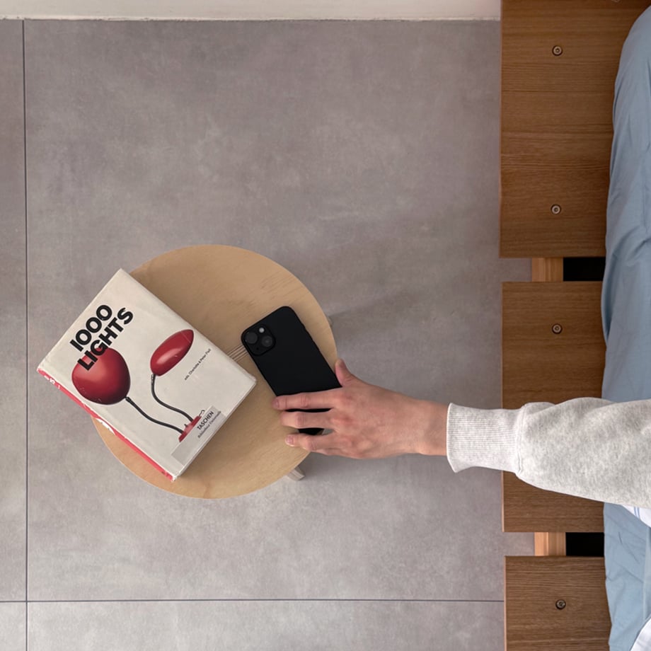ARCADE | Arched Three-Leg Wood Side Table