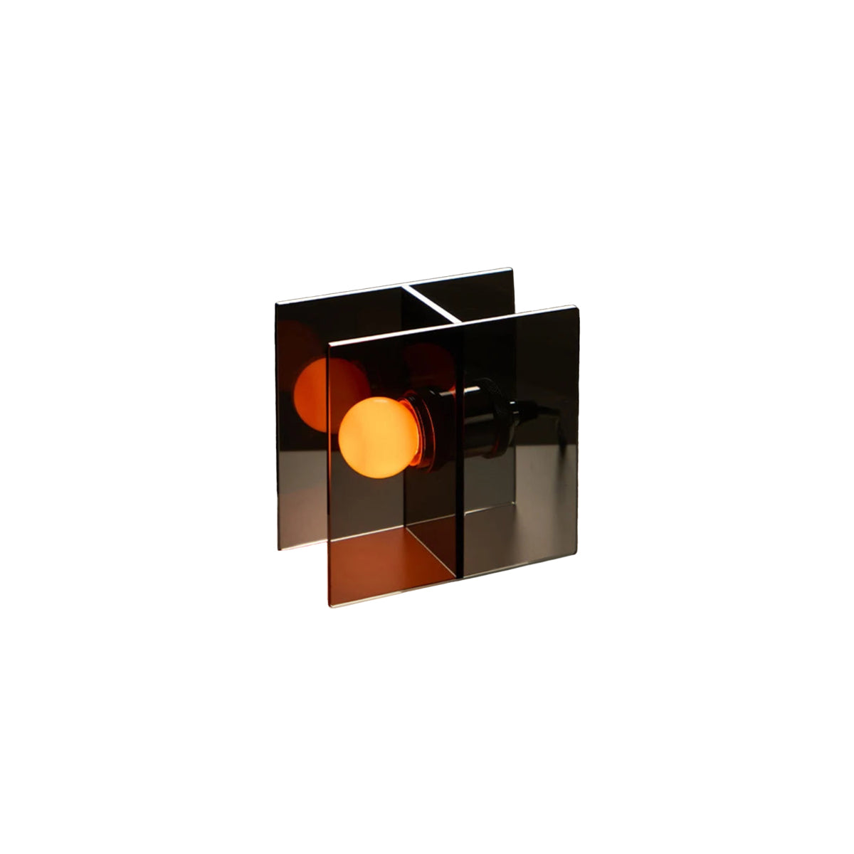 Black Acrylic Table Lamp | Contemporary Lighting Fixture