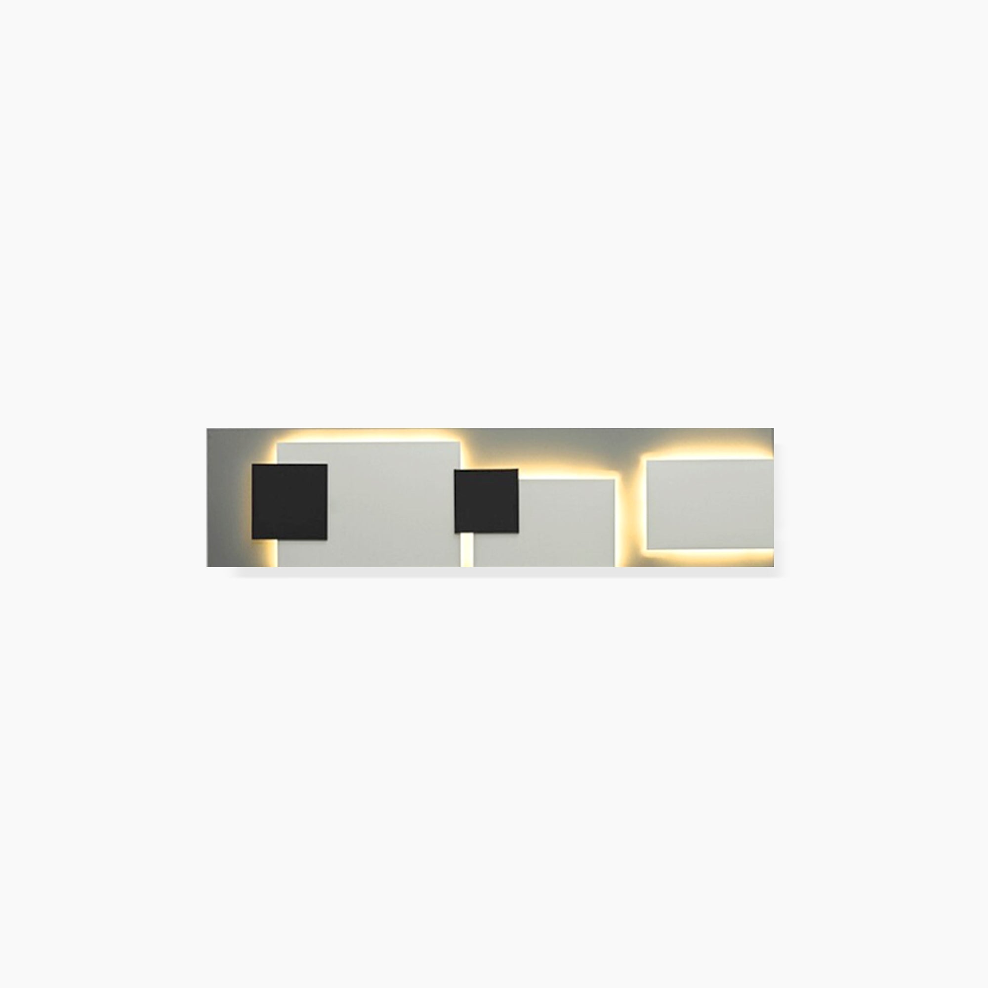 Abstract Wall Lamp – Modern Black White Geometry Fixture