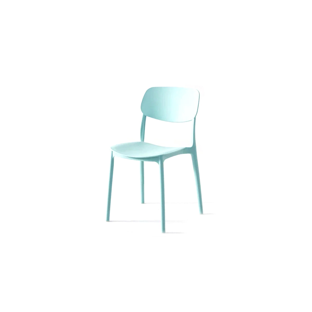 Nordic ABS Dining Chair - Minimalist Plastic Seat
