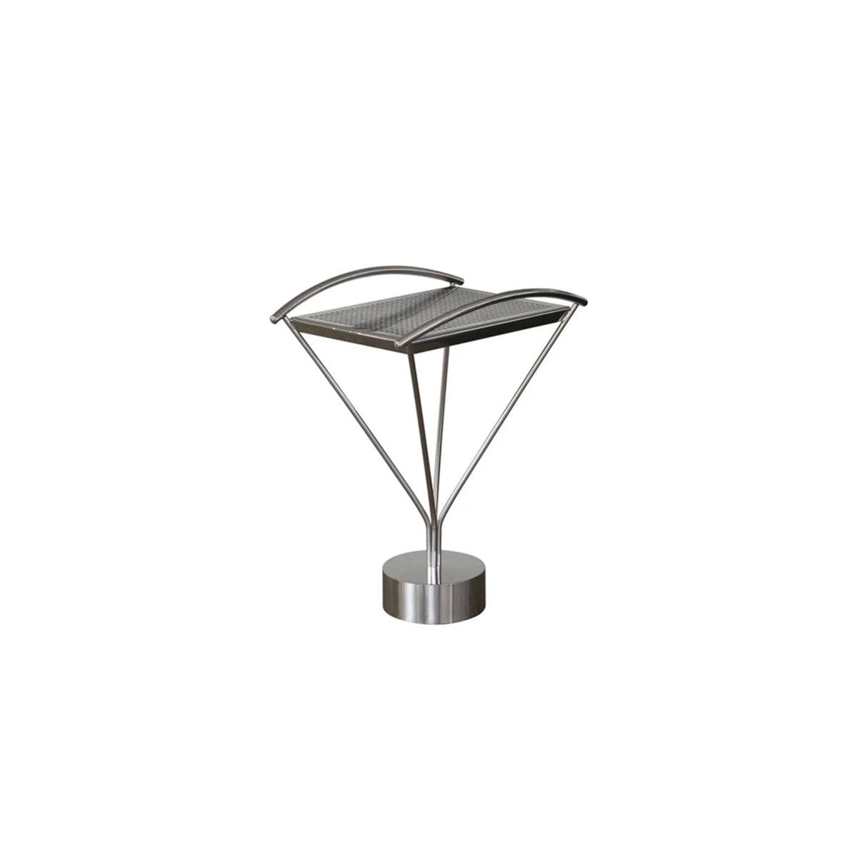 Stainless Steel Side Table - Arc Sculptural Accent