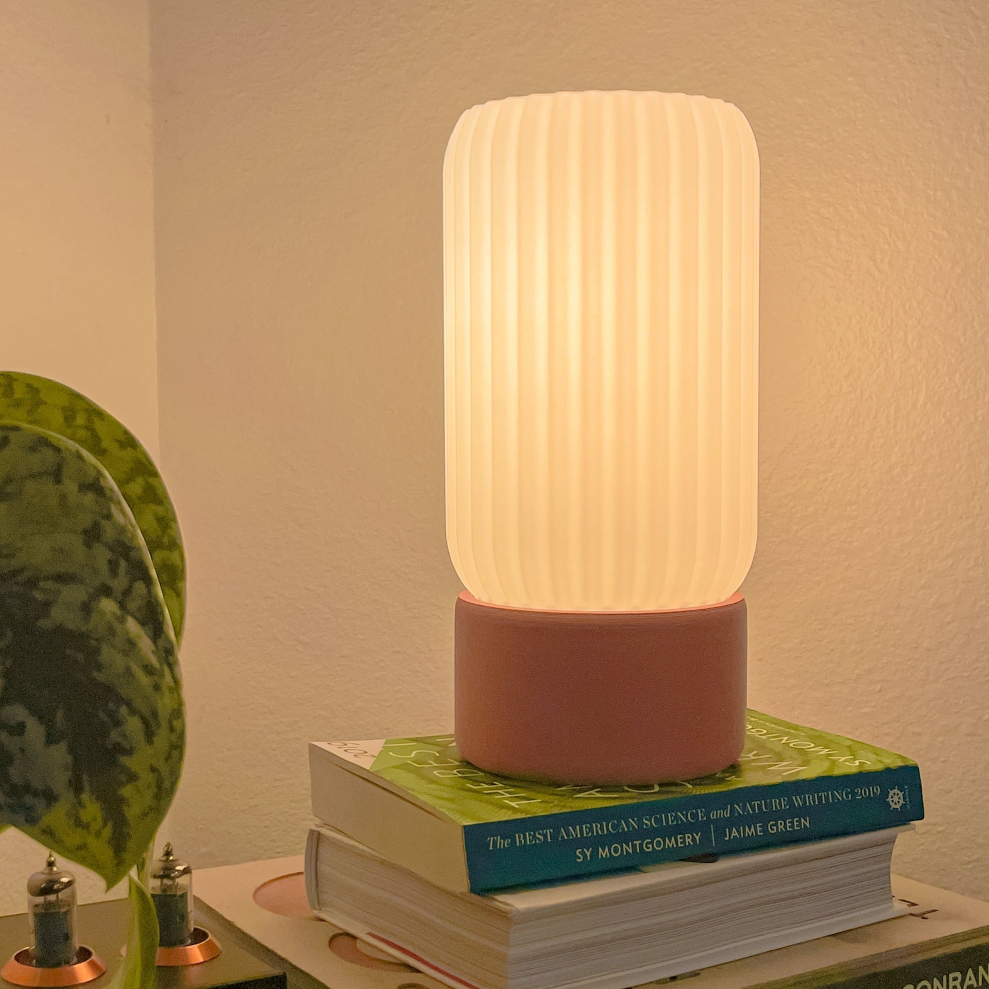 Milk Shade Barrel Lamp - Eco Friendly Modular Table Light