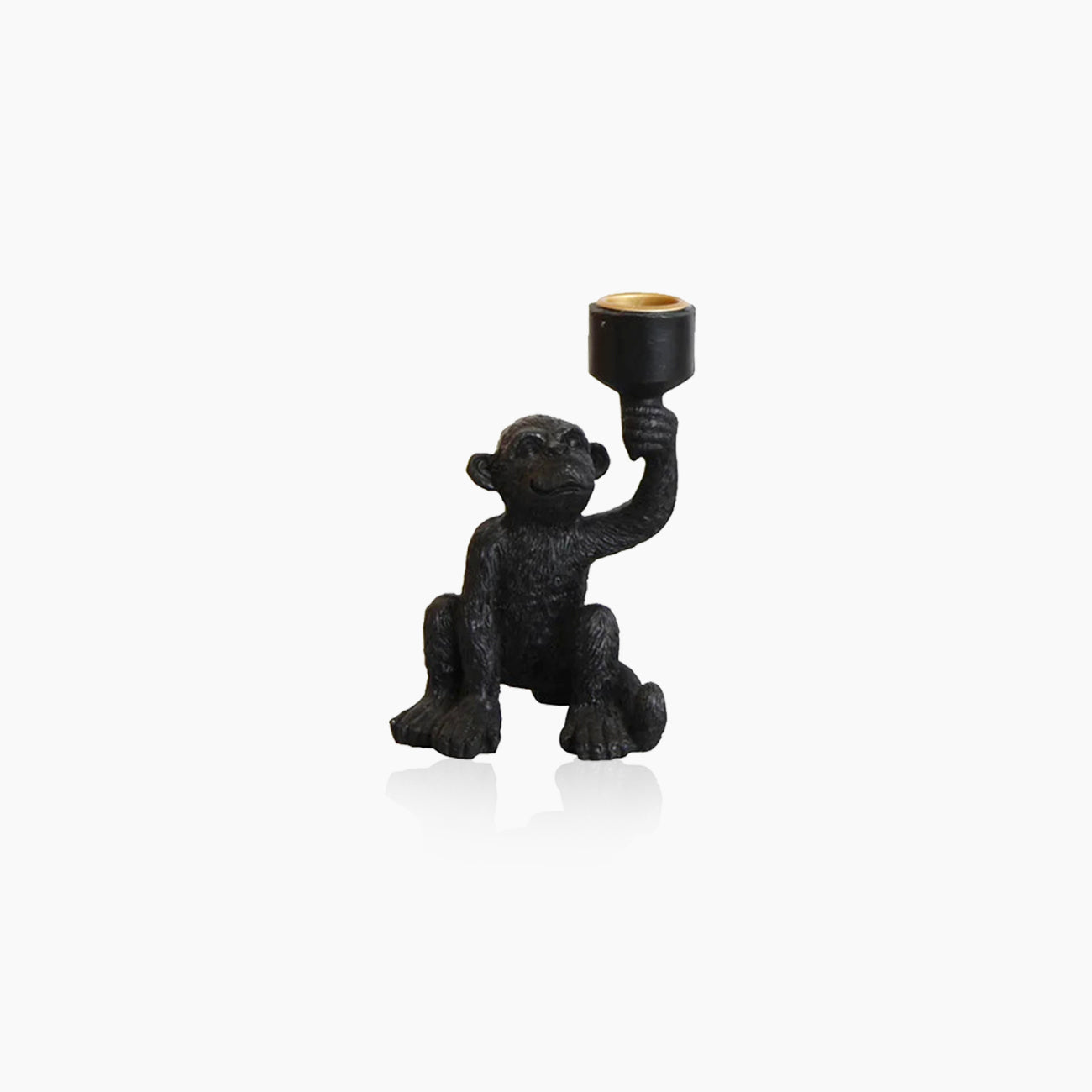 Monkey Candle Holder – Resin Decorative Decor