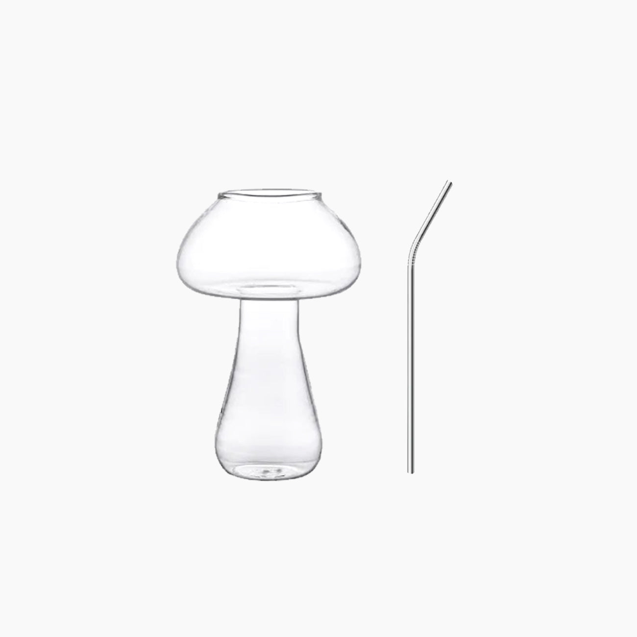 Mushroom Cocktail Glass - Stylish Borosilicate Drinkware