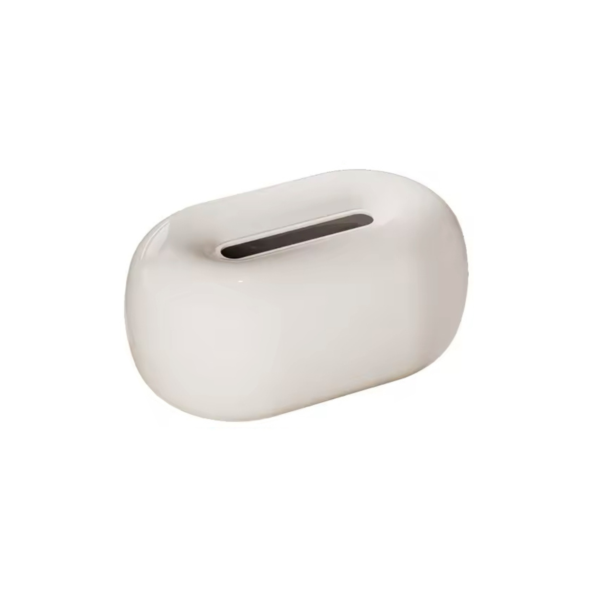 oval porcelain tissue box cover for modern home decor
