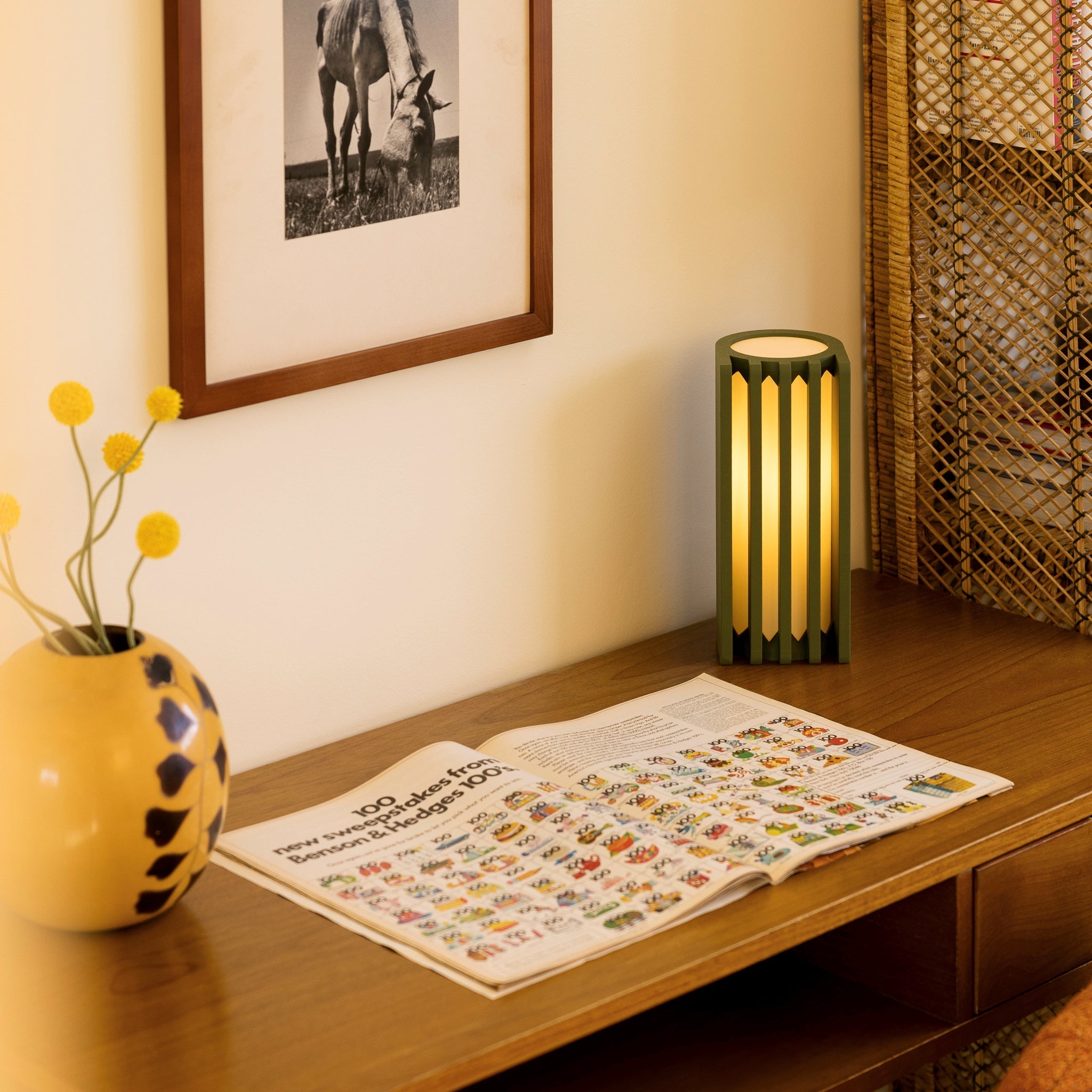 Radiator Table Lamp | Dimmable LED & Smart Bulb Compatible