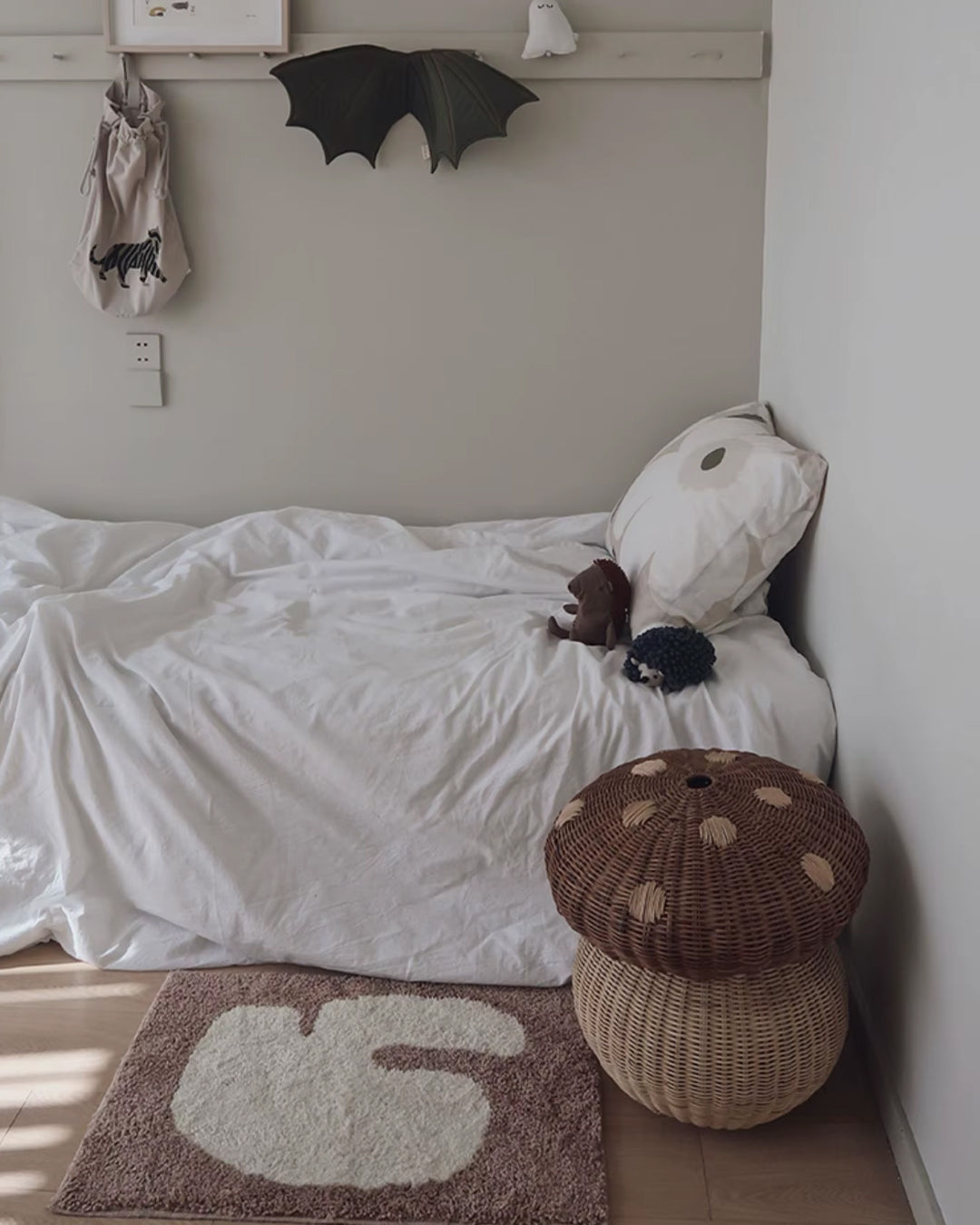soft elephant nursery rug makes a great baby shower or new parent gift