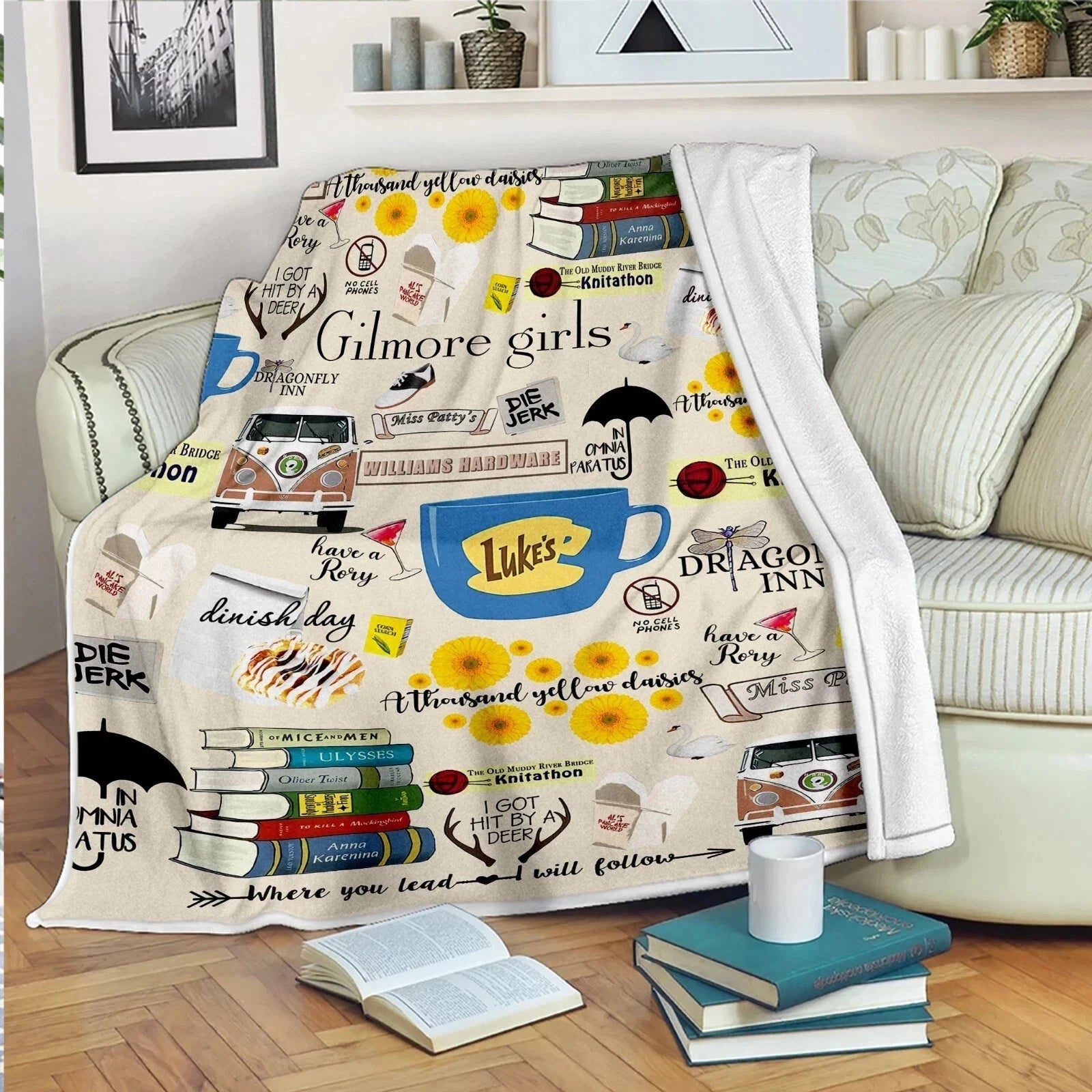 FLAVOR-FLANNEL | The Grammy Girl Foodie Throw