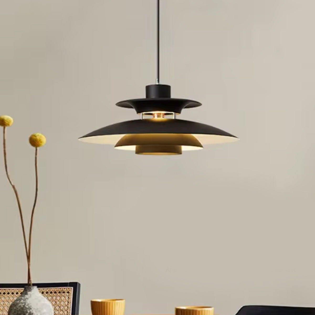Color Umbrella Ceiling Fixture - Modern Scandinavian Lamp