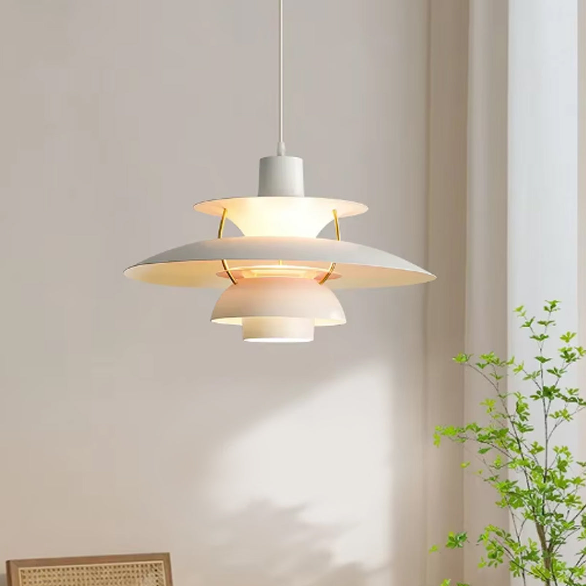 Color Umbrella Ceiling Fixture - Modern Scandinavian Lamp