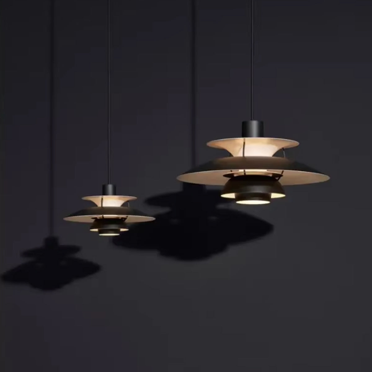Color Umbrella Ceiling Fixture - Modern Scandinavian Lamp