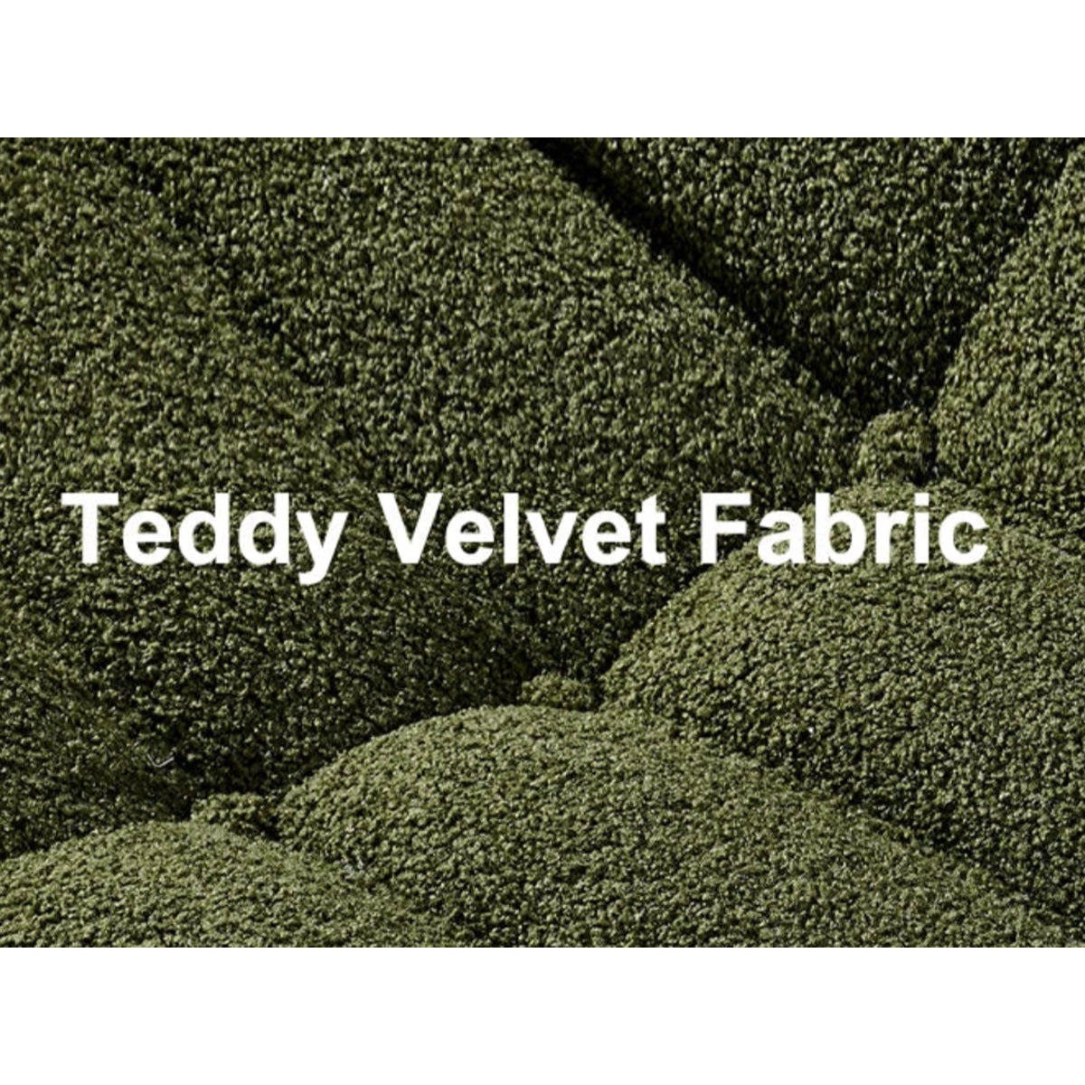 Teddy Velvet Sofa - Two-Seater Foam Loveseat