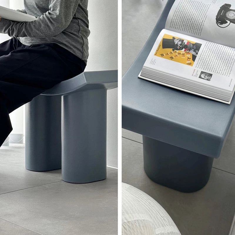 modrn color accent abs stool statement decor for eclectic modern interiors