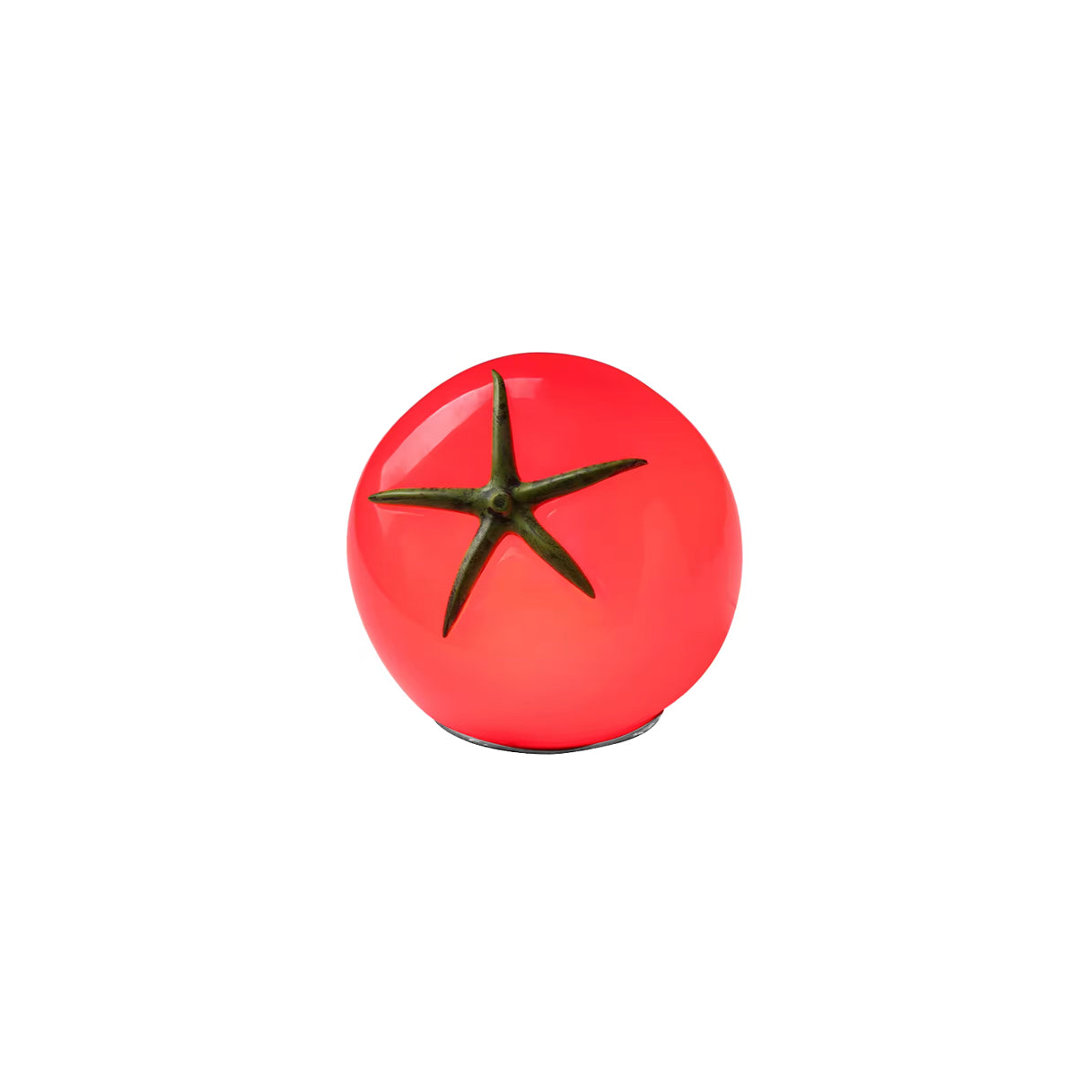 Red Tomato Table Lamp - Playful Desk & Nightstand Light