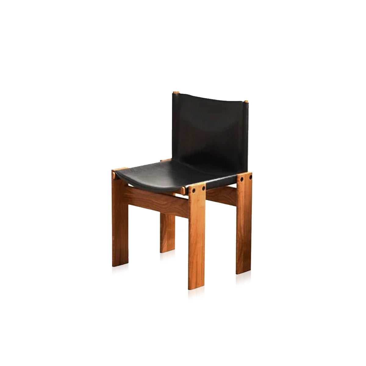 Nordic Rubber Wood Chair – Accent Dining Seat
