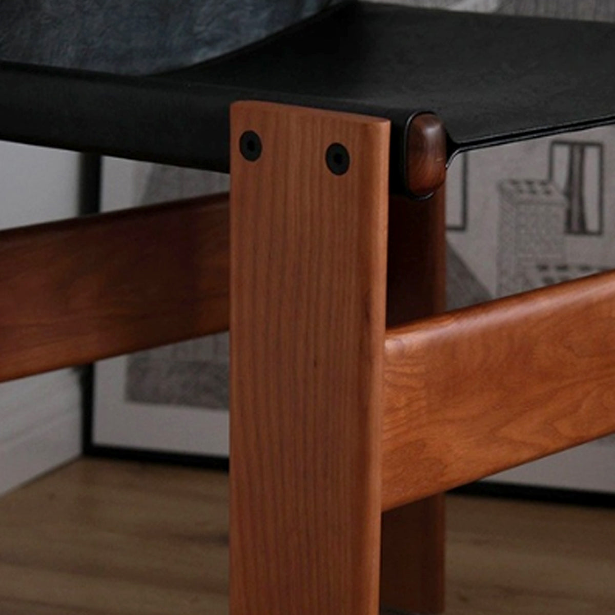 Nordic Rubber Wood Chair – Accent Dining Seat