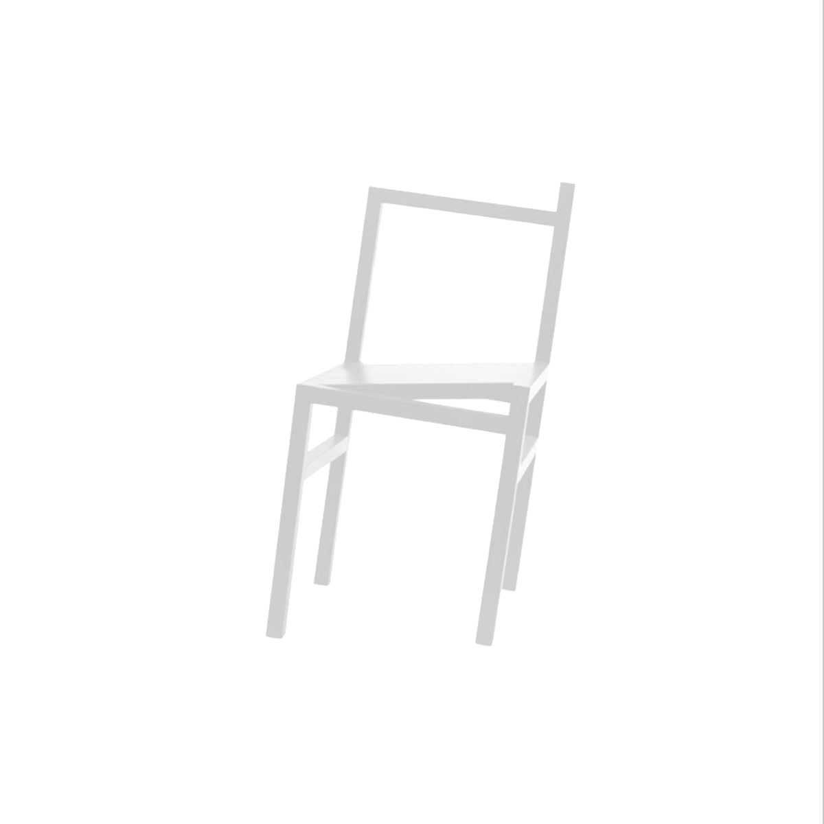 Tilted Base Stool - Wood Dining Chair Design