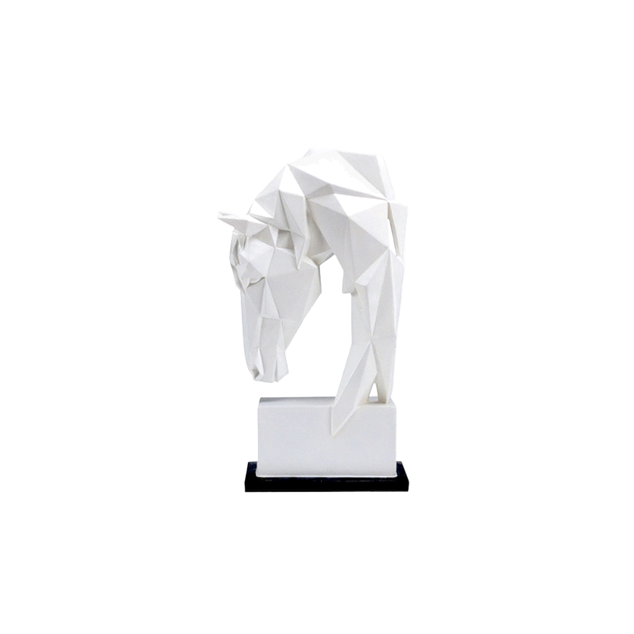Origami Horse Statue - Contemporary Small Large Sculpture