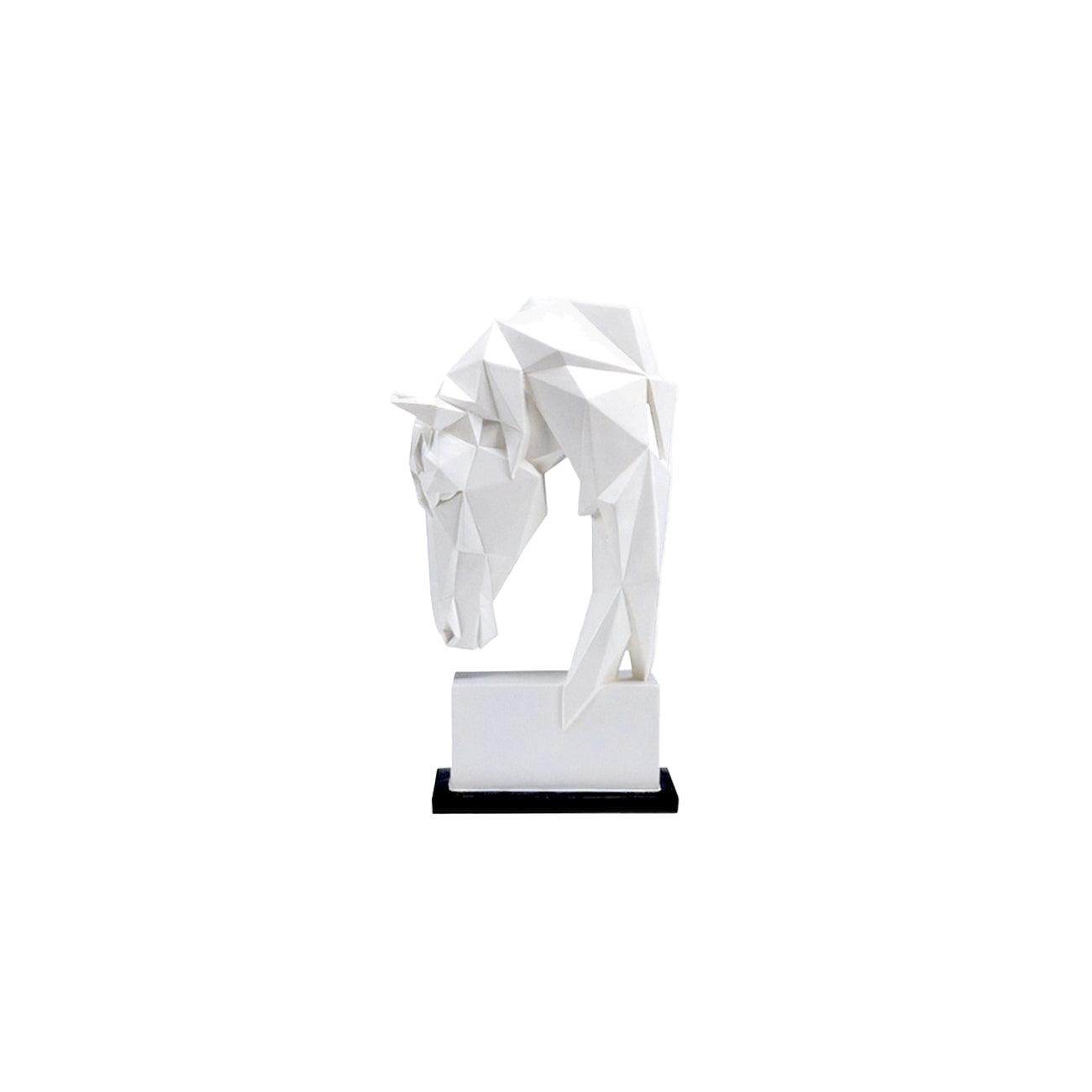 Origami Horse Statue - Contemporary Small Large Sculpture