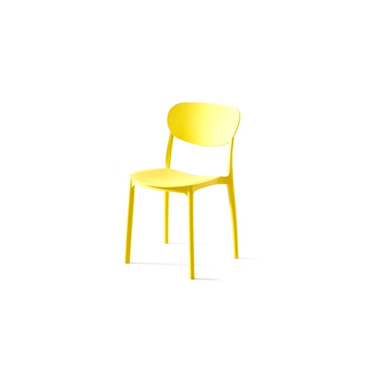 Nordic ABS Dining Chair - Minimalist Plastic Seat