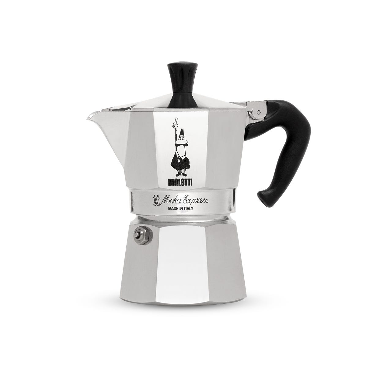 Bialetti Moka Express octagonal aluminum stovetop coffee maker