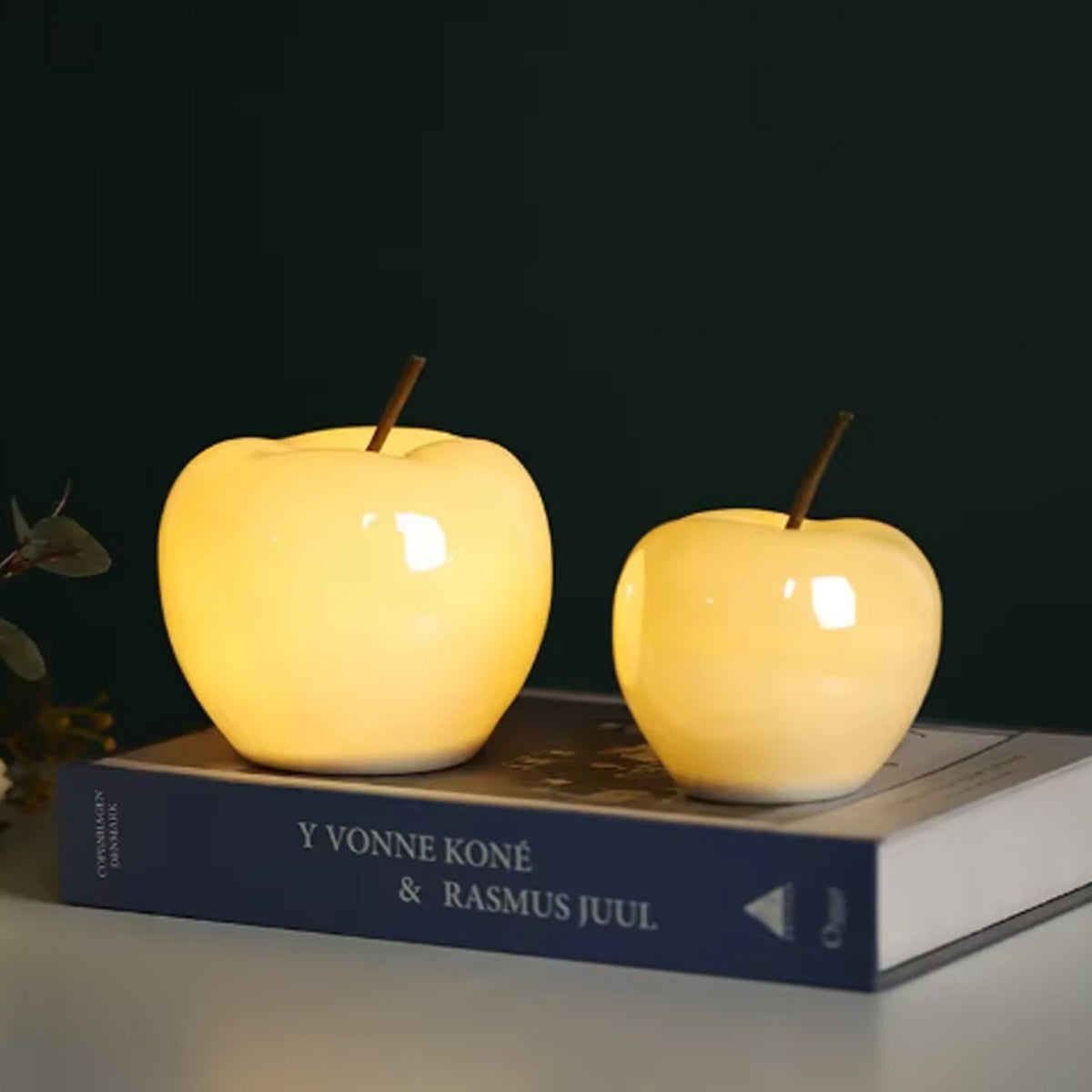 Apple Night Lamp | Cordless LED Table Lamp Small & Large