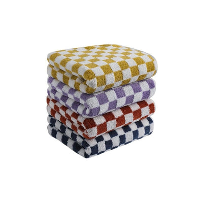Plaid Throw Blanket | Soft Cotton Polyester Checkerboard