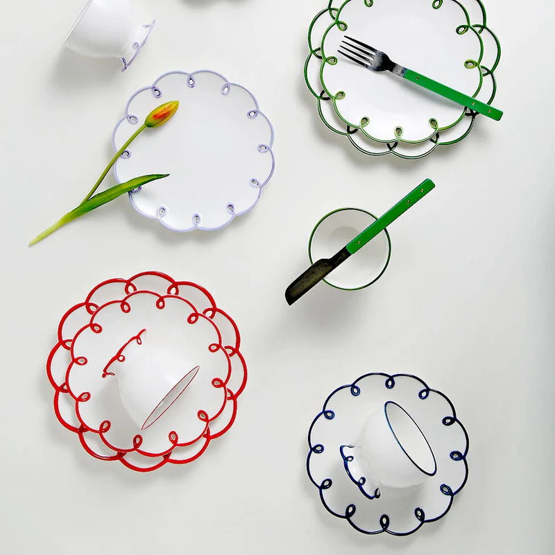 MARIS | Scalloped Ceramic Dining Set