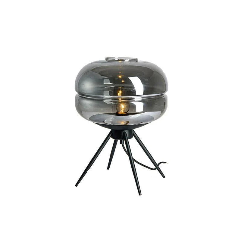 Transparent Glass Lamp – Modern Table Lamp With LED Bulb