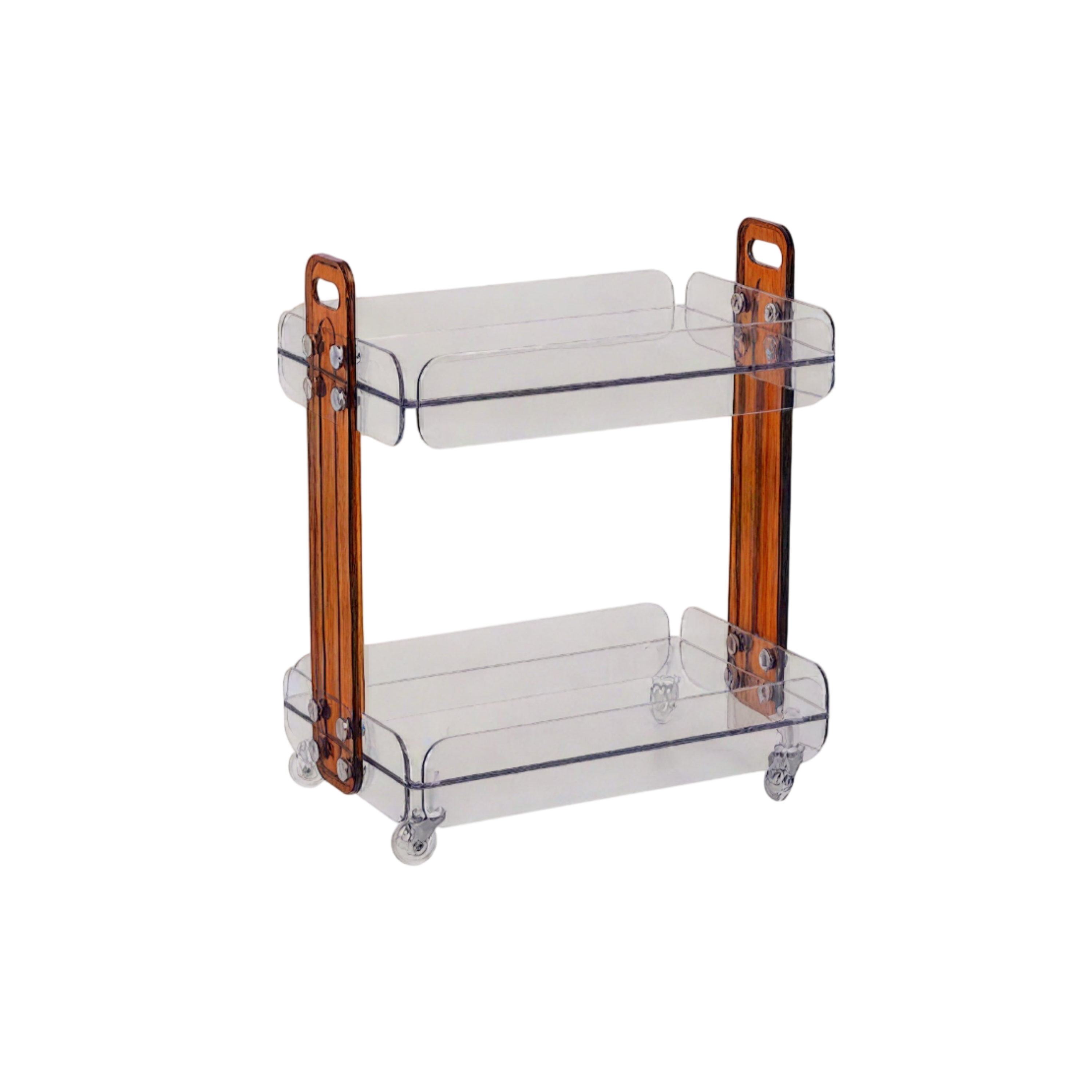 MODERNIST | Acrylic Rolling Utility Cart