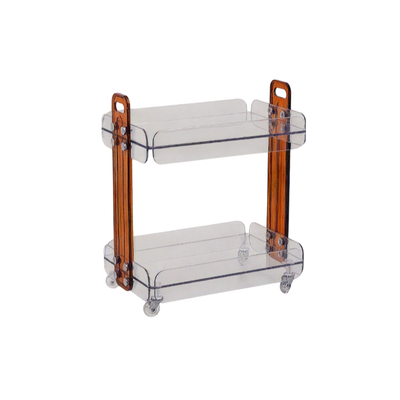 MODERNIST | Acrylic Rolling Utility Cart