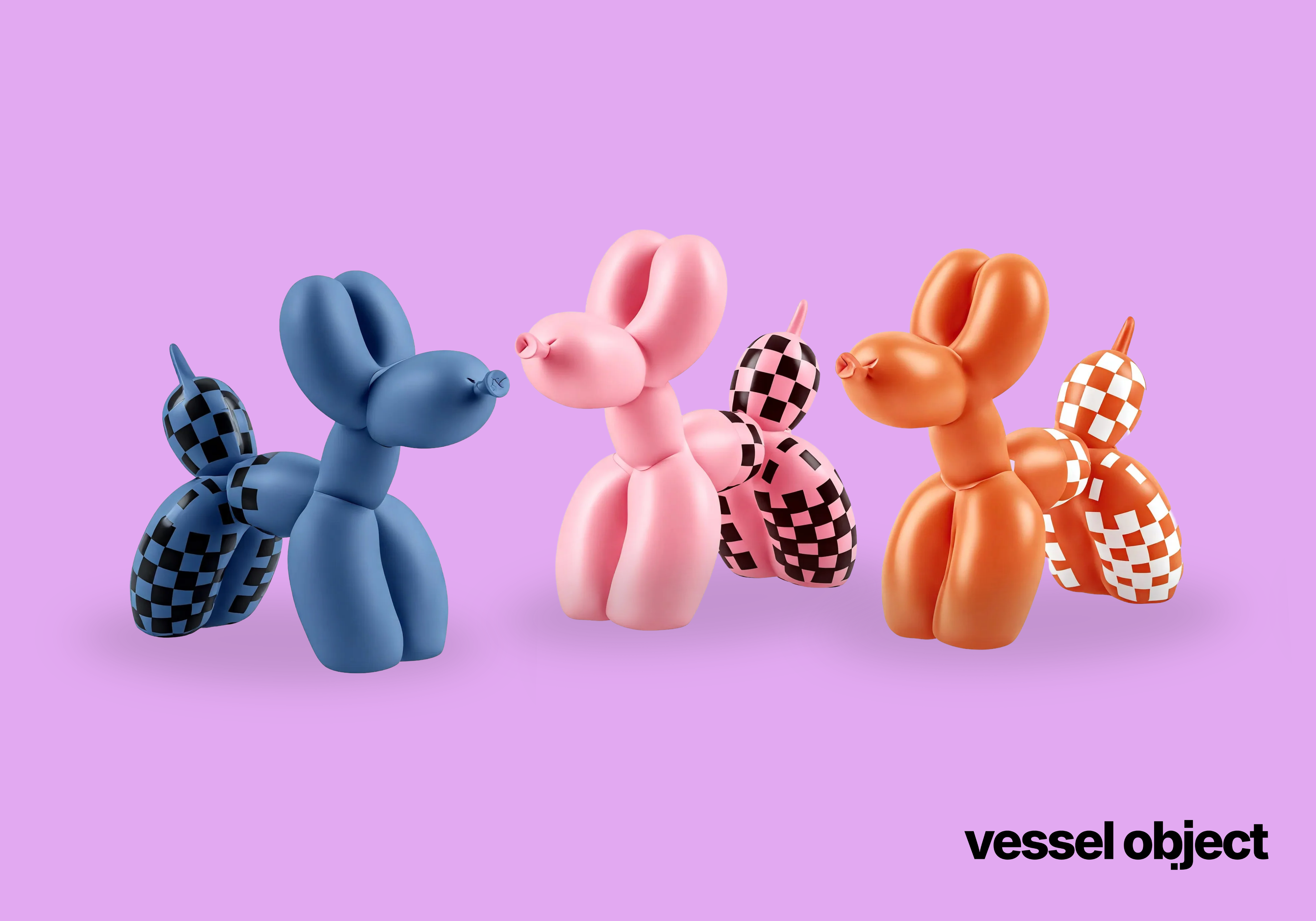 MODERNIST Balloon Figurine
