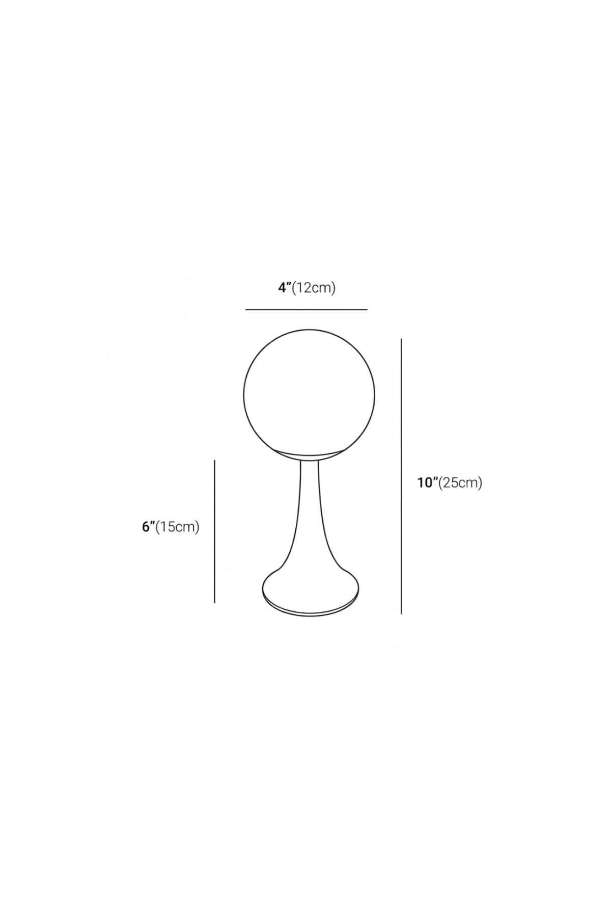 GLOSS-SPHERE | Modern Rechargeable Glass Lamp