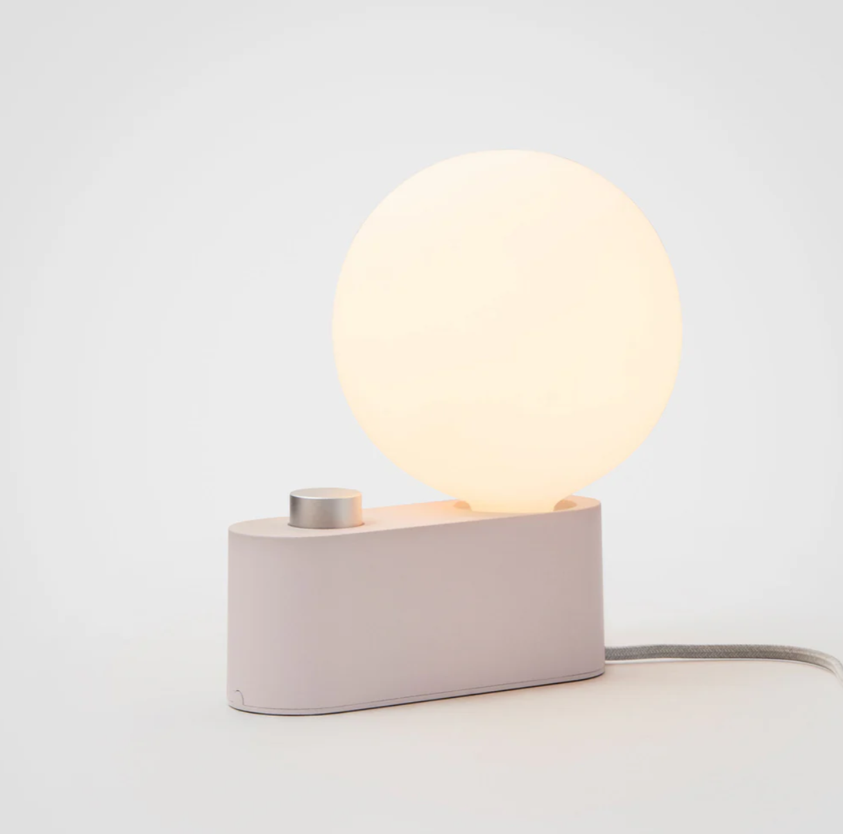 Tala Alumina Table Lamp – Sustainable Lighting, Blossom Pink Design
