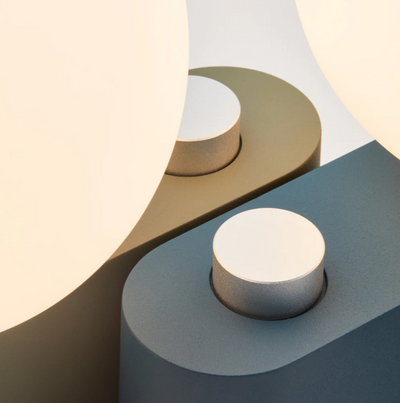 Tala Alumina Table Lamp – Sustainable Lighting, Blossom Pink Design